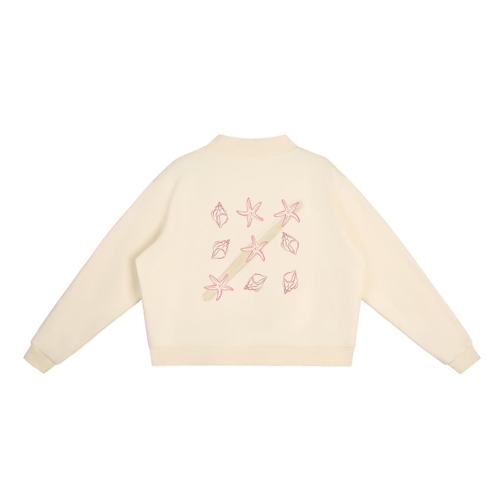 Tick Tack Toe Mock Neck Crewneck