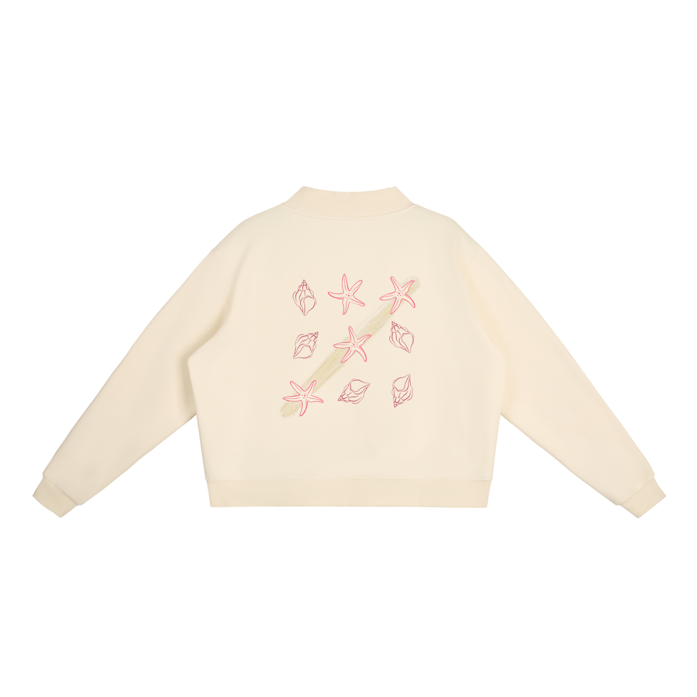Tick Tack Toe Mock Neck Crewneck